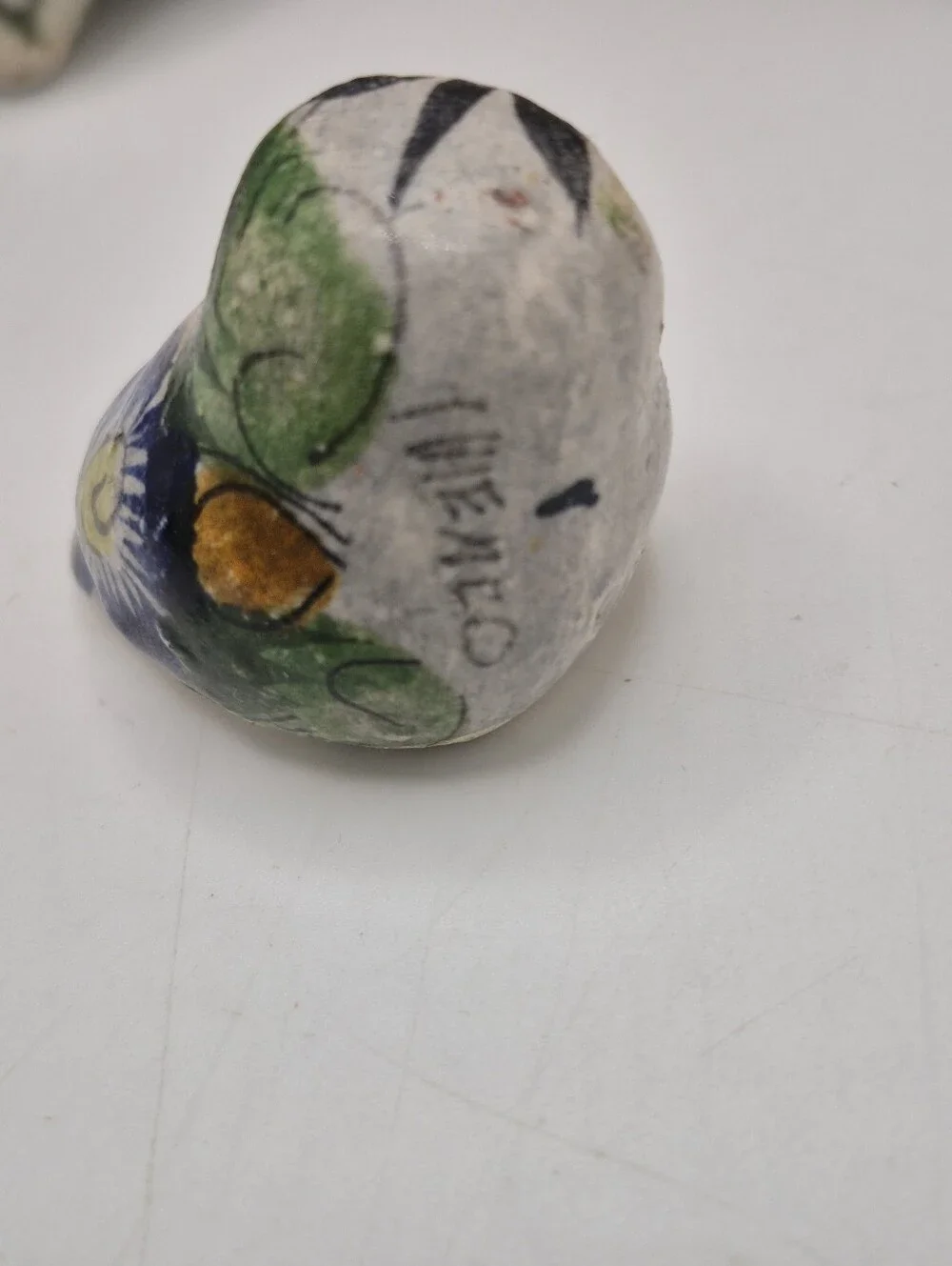 Hand-Painted Tonala Ken Edwards Signed Ceramic Owl Figurine Collection Mexico - Picture 13 of 16